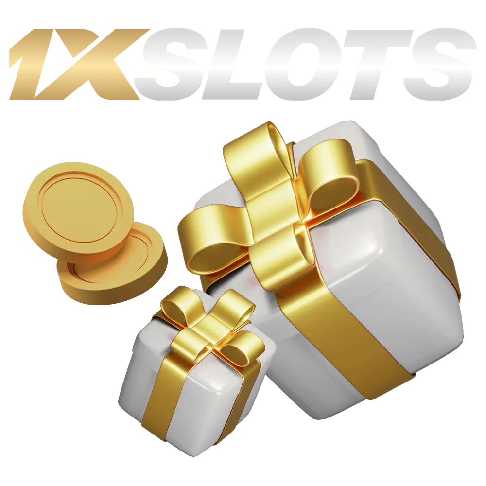 1xSlots provide huge variety of bonuses to claim.