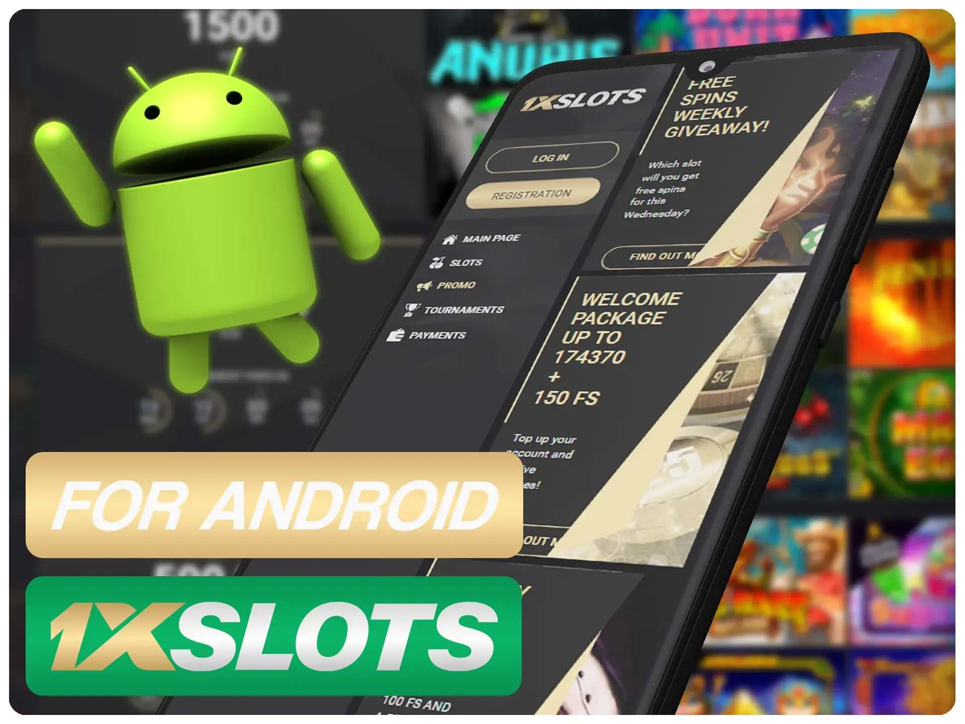 1xSlots app can be installed on most of the Android devices.