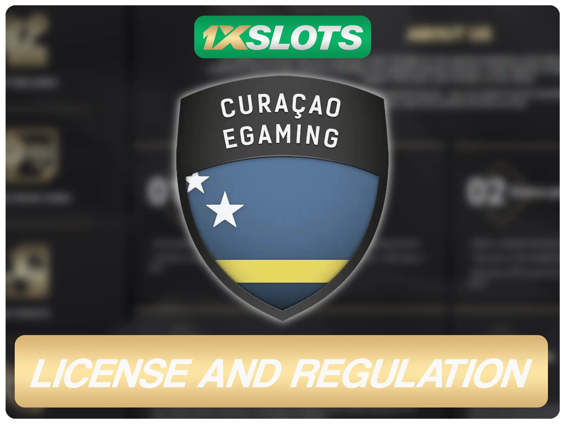 1xSlots has all of the required licenses for working as a betting company.